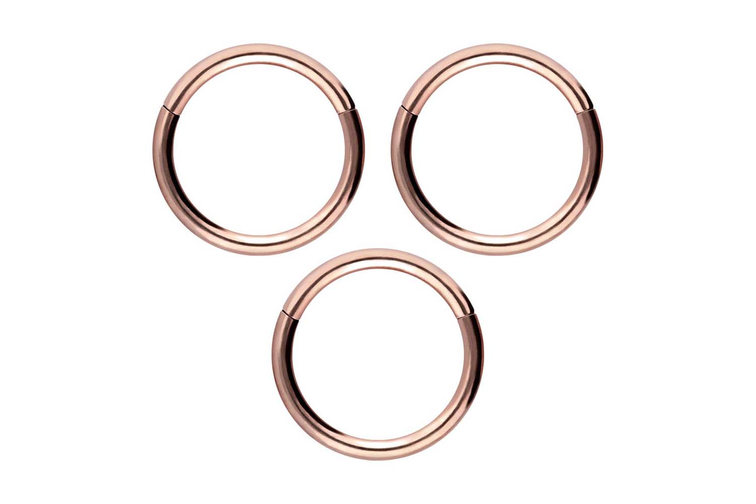 SET Chirurgenstahl Segmentring Clicker Piercing